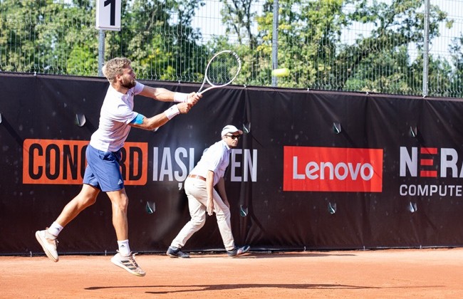 Cezar Crețu și Alexandru Tomescu s-au oprit în semifinalele turneului de dublu la Concord Iași Open.
