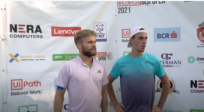 Dan Alexandru Tomescu și Cezar Crețu, final de turneu la Concord Iasi Open 2021