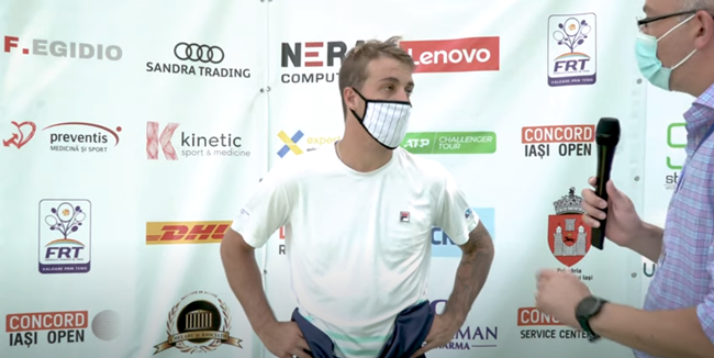 Felipe Meligeni, interviu după calificarea în semifinalele Concord Iasi Open
