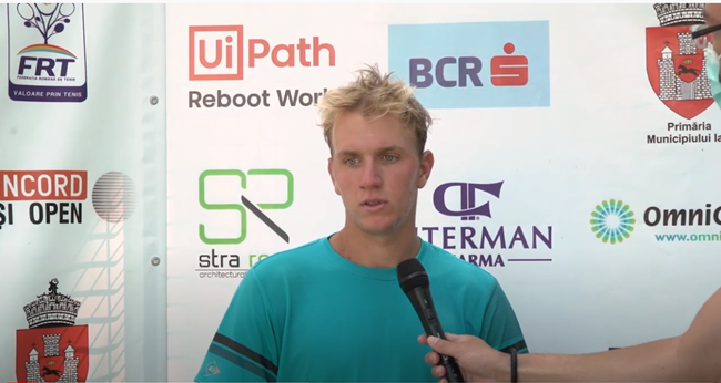 Filip Jianu, interview after his second round match at the Concord Iași Open 