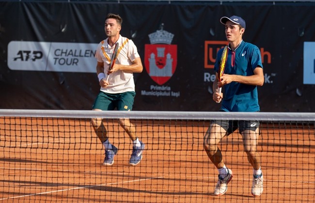 Victory for Dan Tomescu and Cezar Cretu in the "100 Romanian” doubles match with Nicholas-David Ionel and Ștefan Paloși.